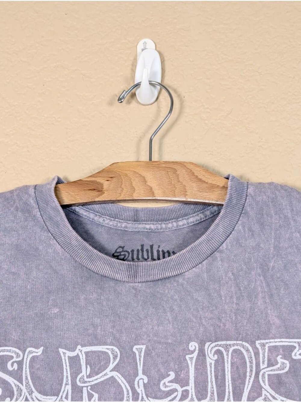 Sublime Band T-Shirt Graphic Tee Purple Sun Womens M Cotton - Picture 5 of 5
